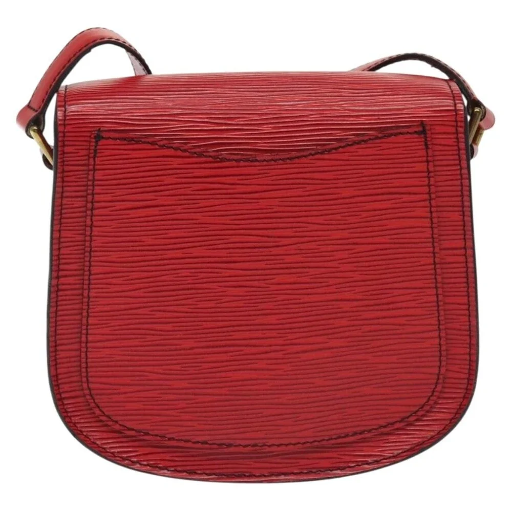 Louis Vuitton Epi Saint Cloud PM Shoulder Bag Red